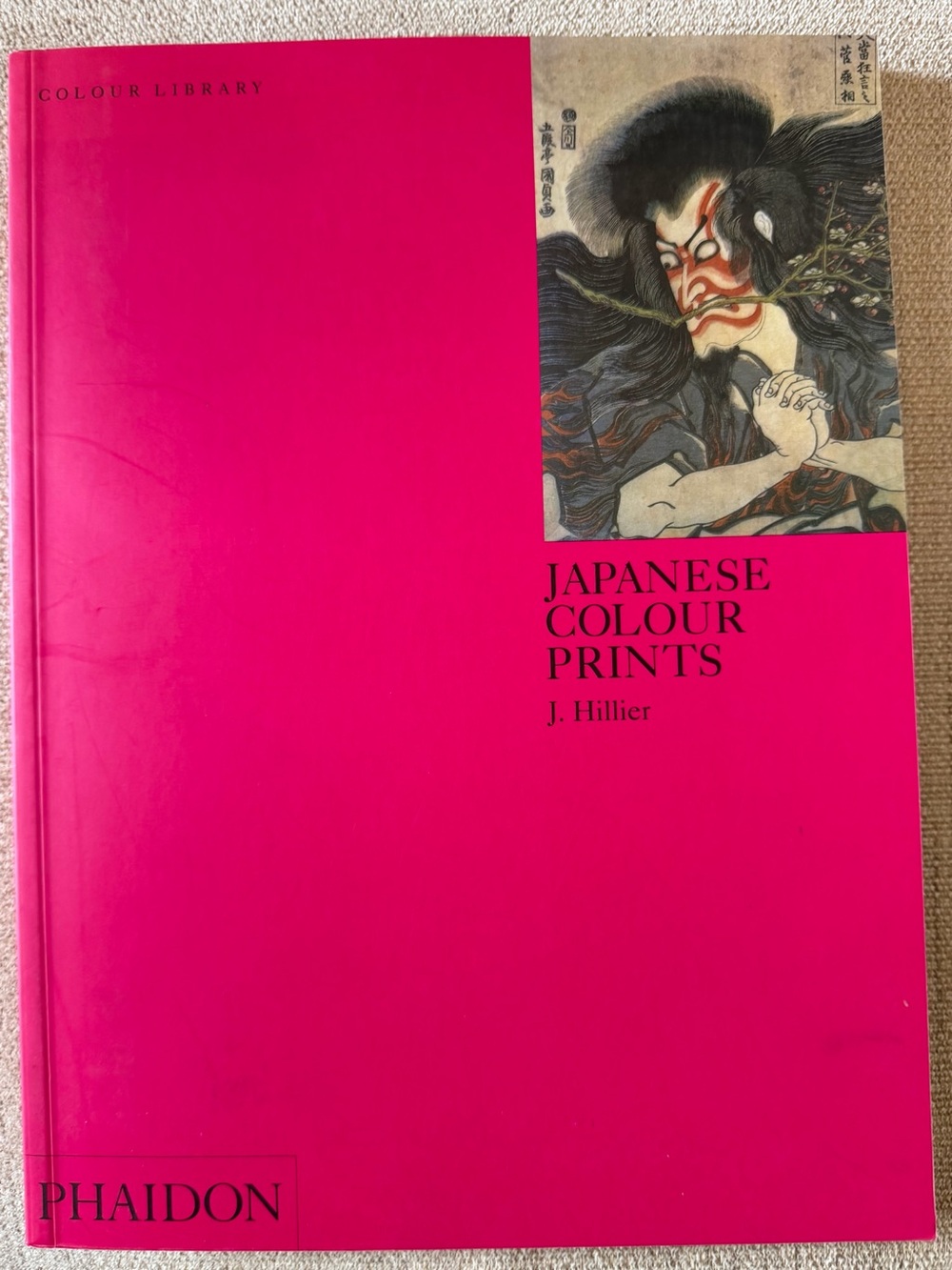 Phaidon Japanese Colour Prints Book — Vibrant Hot Pink Cover